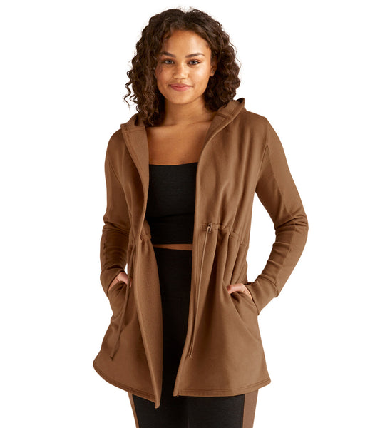 Beyond Yoga On The Go Jacket Toffee